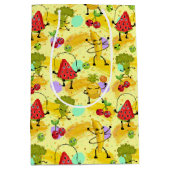 Fruchtvegie-Party Mittlere Geschenktüte (Vorderseite)