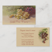 Fruchtverkäufe der roten und weißen Trauben Visitenkarte (Vorne/Hinten)