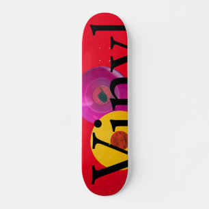 Fruchtvinylrot Skateboard