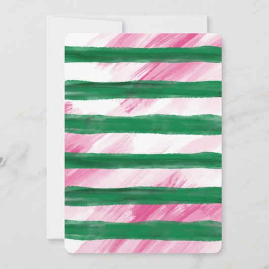 Fruchtwasser | Einladung eines Mädchenbabys (Rückseite)