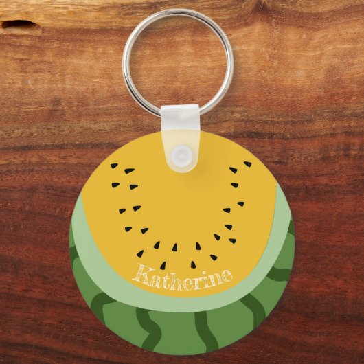 Fruchtwatermelon Schlüsselanhänger (Rückseite)
