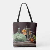 Fruchtwein-Grüne Vase mit Expressionist Tasche (Rückseite)