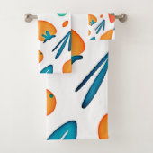 FruchtWhimsy: Verspieltes Muster Badhandtuch Set (Insitu)