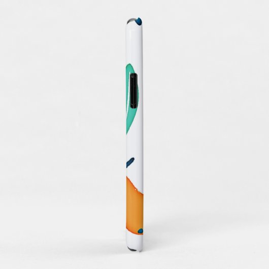 FruchtWhimsy: Verspieltes Muster Case-Mate iPhone Hülle (Hinten/Rechts)