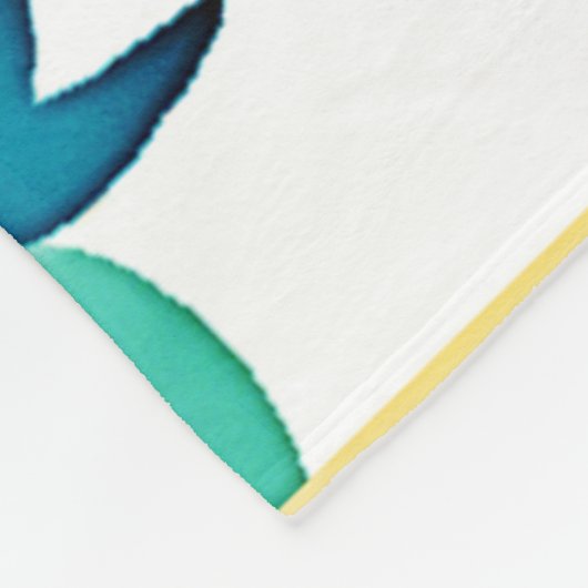 FruchtWhimsy: Verspieltes Muster Fleecedecke (Ecke)