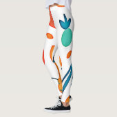 FruchtWhimsy: Verspieltes Muster Leggings (Links)