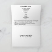 Fruchtwürfelrezeptur Karte (Innenseite)