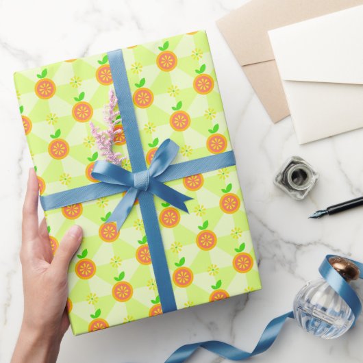 Fruchtzitrus Grapefruits Wrapping Paper Geschenkpapier (Schenken)