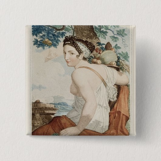 Fructidor zwölfter Monat des republikanischen Button (Vorderseite)