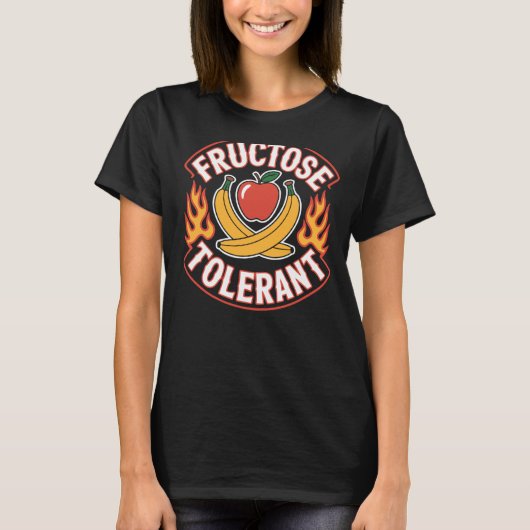 Fructose Tolerant (On Back) Fruit T-Shirt (Vorderseite)