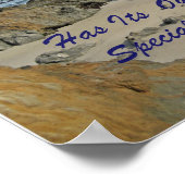 Früh Morgen am Strand Poster (Ecke)