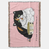 Früh Morgen Hunger Kitty Decke (Vorderseite Vertikal)
