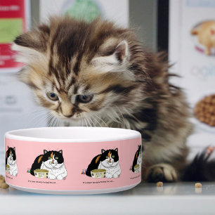Früh Morgen Hunger Kitty Napf