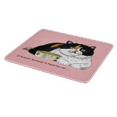 Früh Morgen Hunger Kitty Schneidebrett (Ecke)