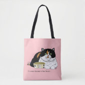 Früh Morgen Hunger Kitty Tasche (Vorderseite)