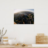 Früh Morgen über Bristol. Poster (Küche)