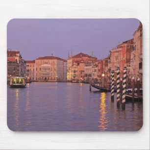 Früh morgens Grand Canal Tour, Venedig, Italien Mousepad