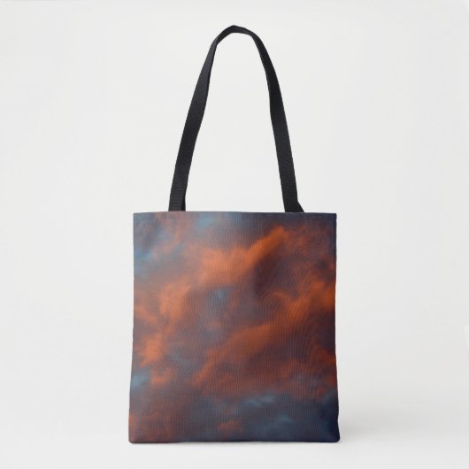 Früh morgens Orange Sky Naturetasche Tasche (Vorderseite)