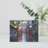 Früh morgens Regen - Amsterdam im November Postkarte (Stehend Vorderseite)