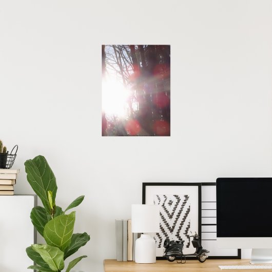 Früh morgens Sonnenstrahlen #28 Poster (Heimbüro)