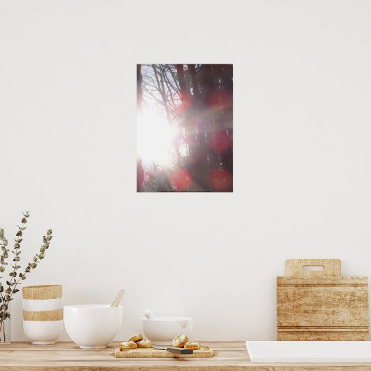 Früh morgens Sonnenstrahlen #28 Poster (Küche)