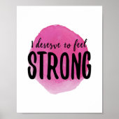 Früh positive Bekenntnisse für harte Arbeit Poster (Vorne)