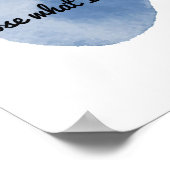 Früh positive Bekenntnisse für harte Arbeit Poster (Ecke)