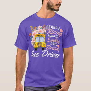 Frühaufstehendes Lächeln im sicheren FahrenFavorit T-Shirt