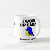 Frühaufsteher erhält den Wurm aufwachte früh Kaffeetasse (VorderseiteRechts)