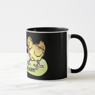 Frühaufsteher erhält den Wurm Tasse