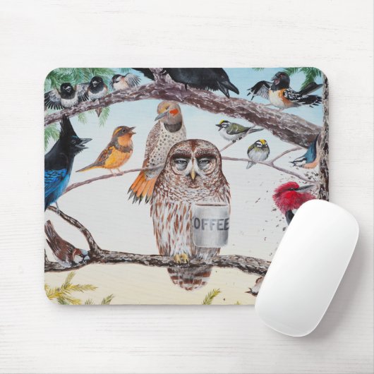 "Frühaufsteher" Mousepad (Mit Mouse)