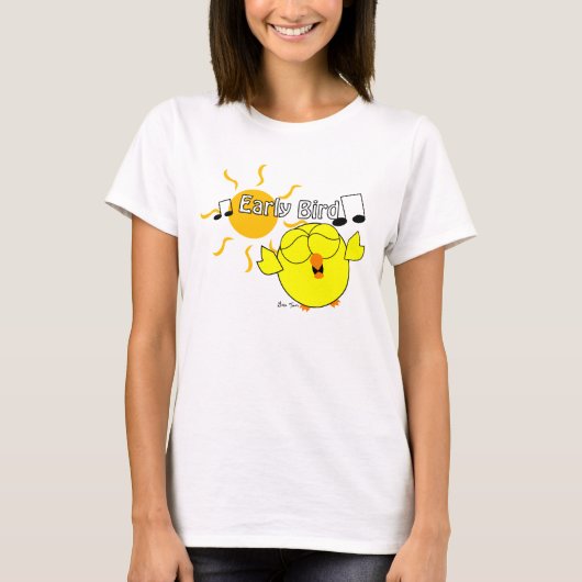 Frühaufsteher T-Shirt (Vorderseite)