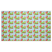 Frühaufsteher und Wurm Stoff (Fat Quarter (45,7 x 55,9 cm))