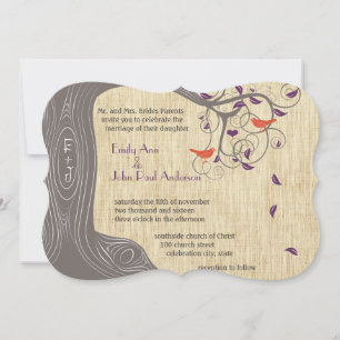 Frühaufstehereinladungen von Driftwood Tree Mandar Einladung
