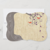 Frühaufstehereinladungen von Driftwood Tree Mandar Einladung (Rückseite)