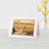 FrühBaseball Print 1887 Karte (Gelbe Blume)