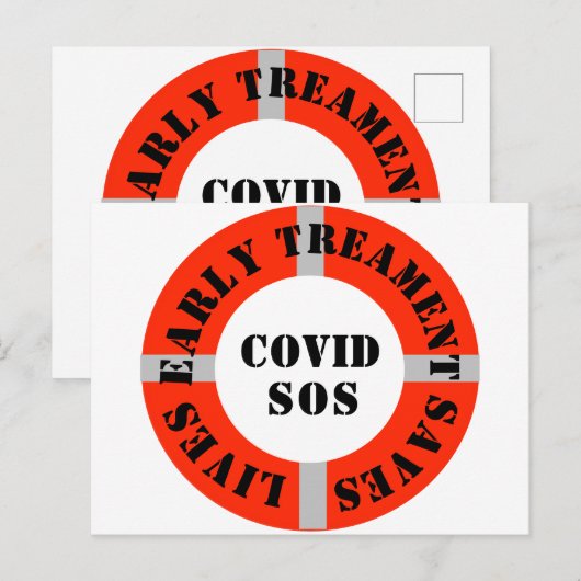 Frühbehandlung Rette Leben Postkarte (Vorne/Hinten)