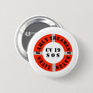 Frühbehandlung rettet Leben Button