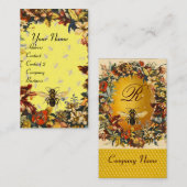 FRÜHBLUMEN HONEY BIE, BLÜHEN, RINGEN VISITENKARTE (Vorne/Hinten)