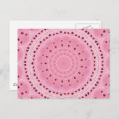 Frühblumen Kaleidoskop Grußkarte Postkarte (Vorne/Hinten)