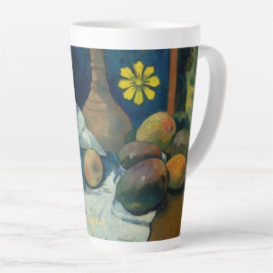 Frühblumen Stillleben Vintage-Kunst Monogramm Milchtasse