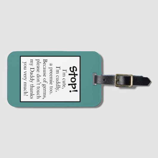 Frühchen-Spaziergängerumbau Gepäckanhänger (Vorderseite (Horizontal))