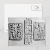 FrühChristliche Elfenbein Postkarte (Vorne/Hinten)