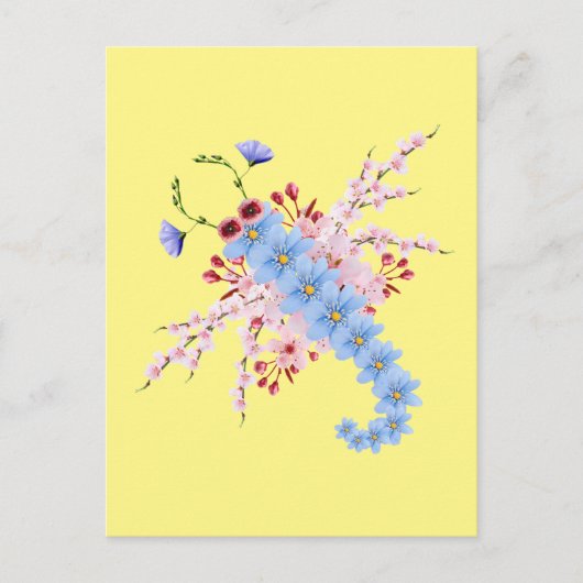 Frühdrachenfliege Postkarte (Vorderseite)