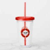 Frühe Behandlung Rette Leben Acryltrinkbecher (Vorderseite)