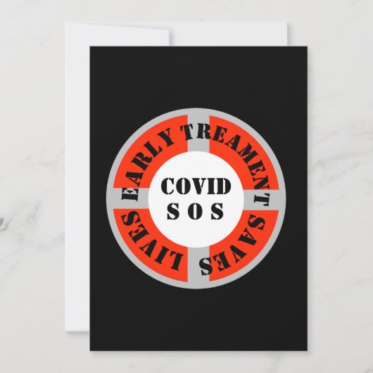 Frühe Behandlung Rette Leben Einladung (Vorderseite)