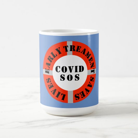 Frühe Behandlung Rette Leben Kaffeetasse (Mittel)