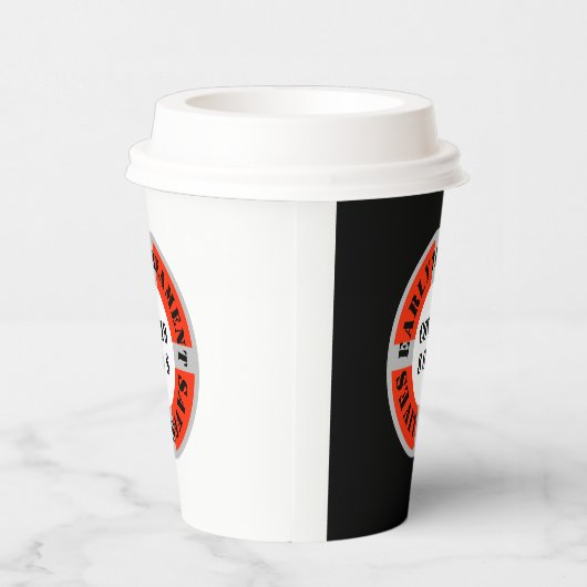 Frühe Behandlung Rette Leben Pappbecher (Rechts)