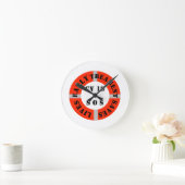 Frühe Behandlung Rette Leben Runde Wanduhr (Zuhause)