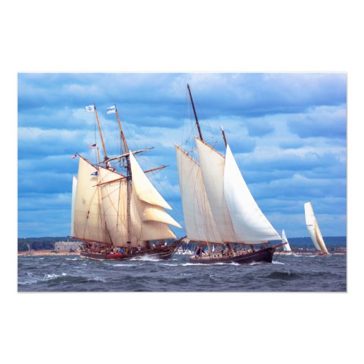 Frühe Bewerber Fotodruck (Vorne)